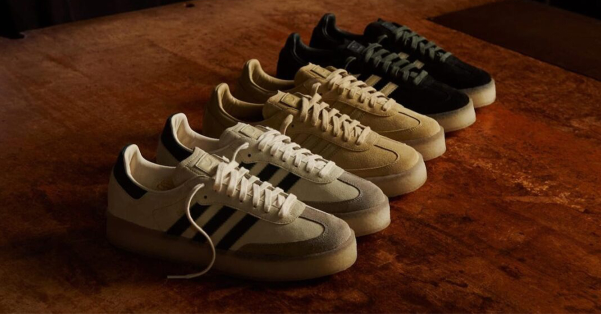 This Week Sees the Release of the Kith x Clarks x adidas Samba
